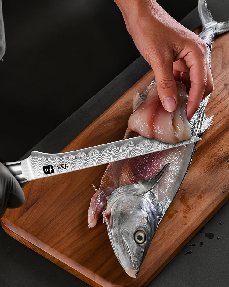 6" Damascus Boning Knife