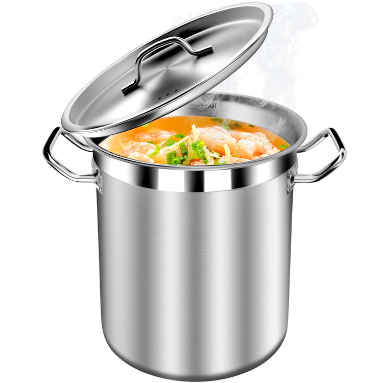 35 Quart Commercial Grade Large Stock Pot