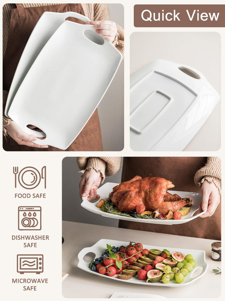Turkey Serving Platter for Entertainment (2 Count)