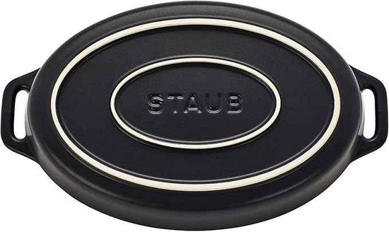 Staub Ceramic Stoneware 5-Pc Mixed Baking Dish Set – Matte Black