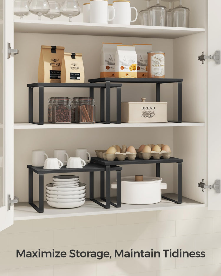 Cabinet Organizer Shelf (4 Count)