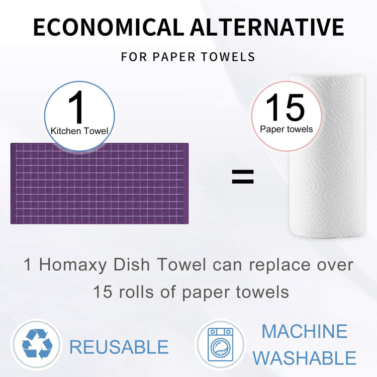 100% Cotton Terry Kitchen Towels (4 Count)