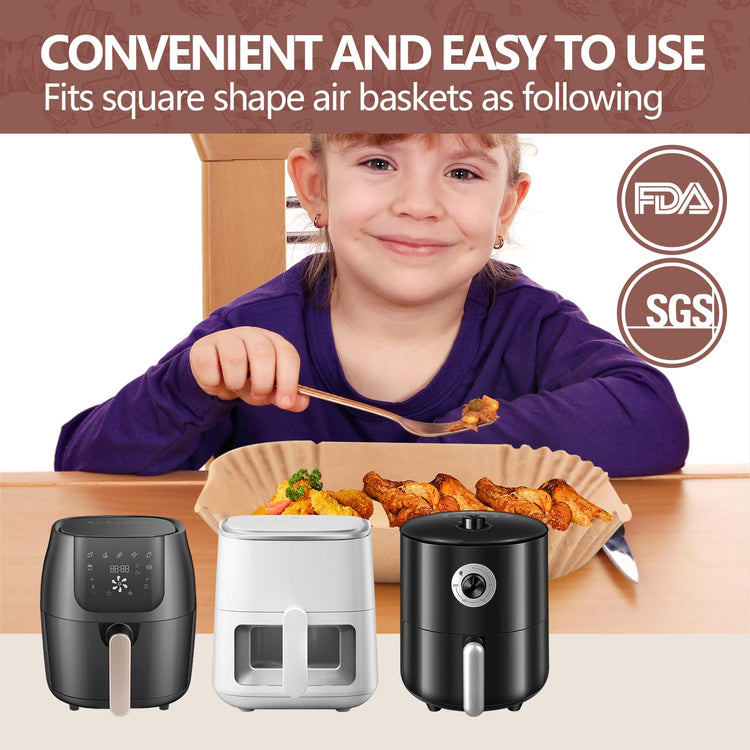 7.5 Inch Air Fryer Paper Liners