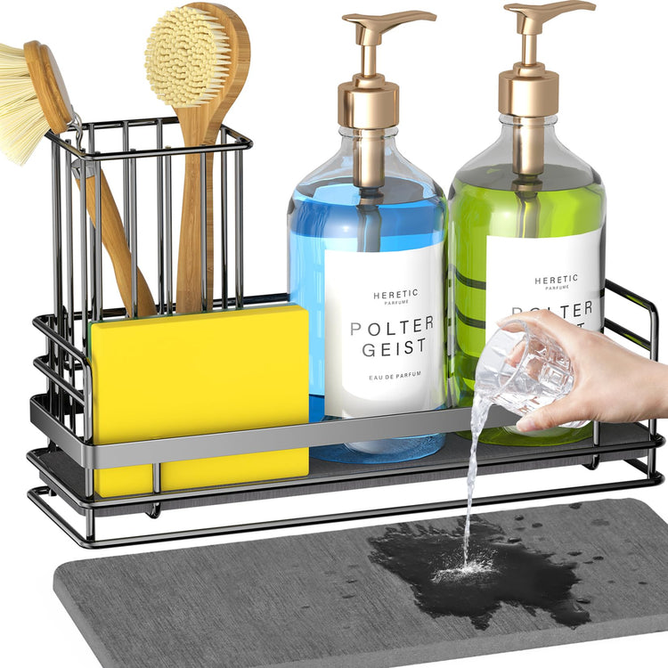 Sink Caddy With Stone Drying Tray