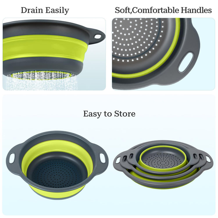 Collapsible Colander 3 (3 Count)