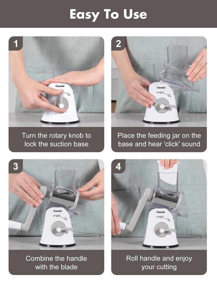Rotary Cheese Grater Hand Crank