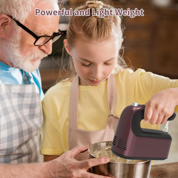9 Speed Digital Hand Mixer Electric (5 Count)