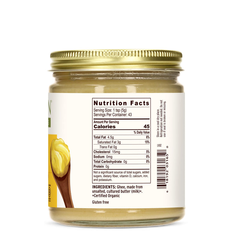 Grass Fed Ghee (7.5 Ounce)