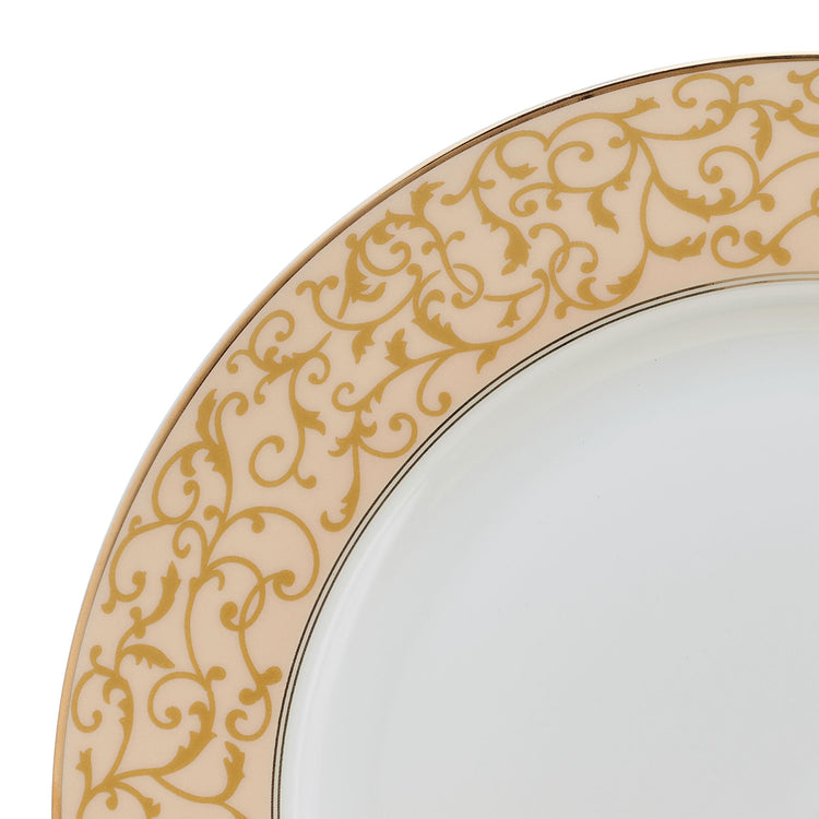 Parchment Gold 40 Piece Dinnerware Set