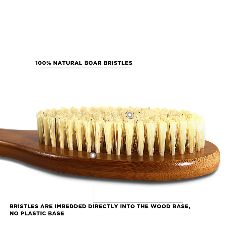 19.68Inch Natural Boar Bristles Anti