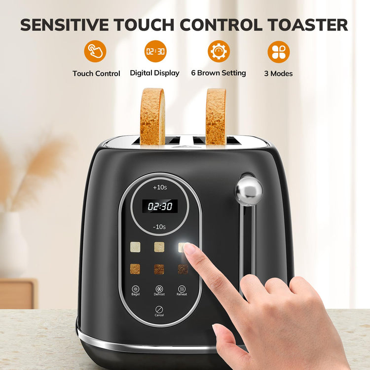 Smart Touch Screen Toaster 2 Slice