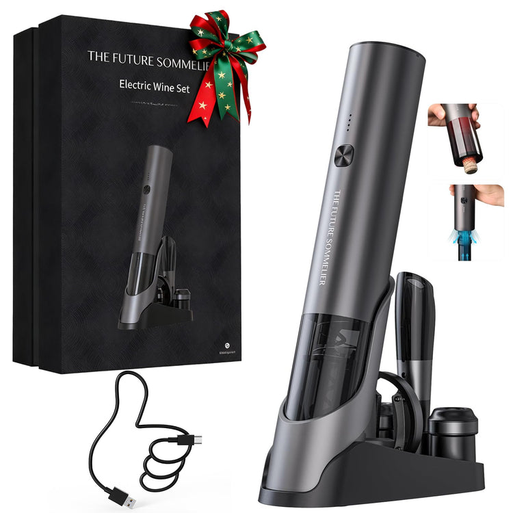 Rechargeable Electric Wine Bottle Opener Set 7