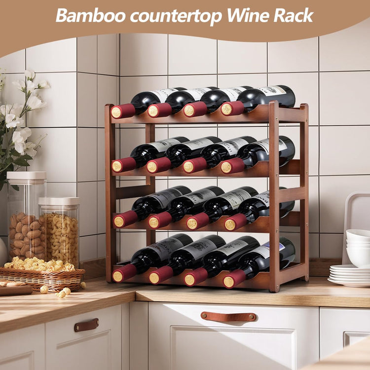 Bamboo Wine Rack