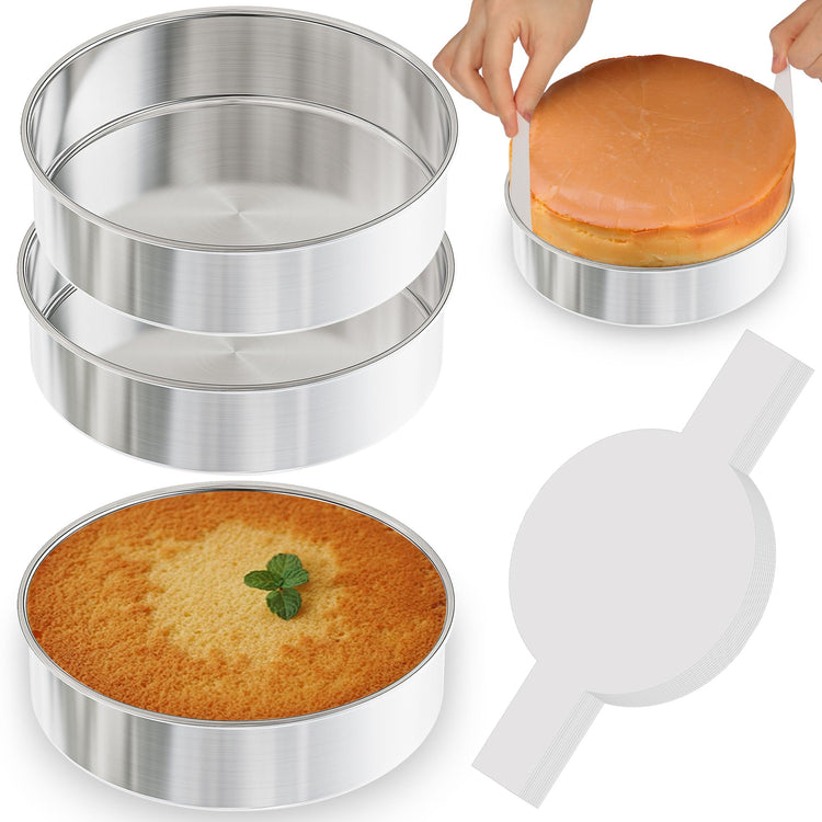 7 Inch Round Cake Pans (3 Count)