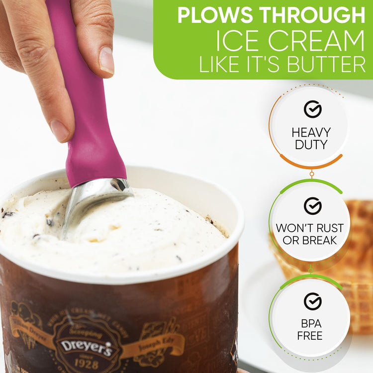 Heavy Duty Metal Ice Cream Scooper w