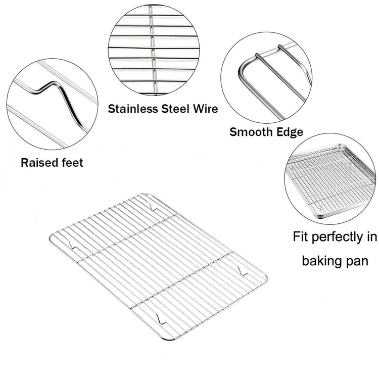 Baking Sheet with Cooling Rack Set