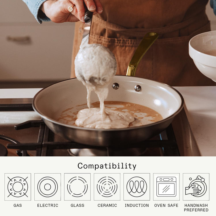 Cookware 12" Ceramic Non Stick Frying Pan