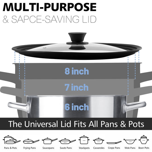 Silicone Universal Lid for Pots