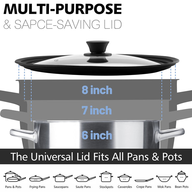 Silicone Universal Lid for Pots