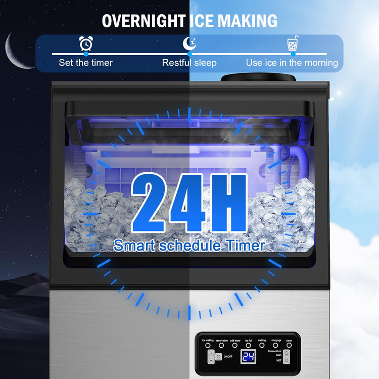 110 lbs Commercial Ice Maker Undercounter Built