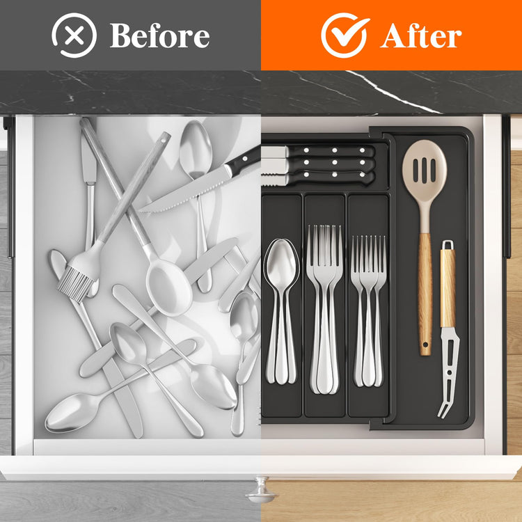 Expandable Silverware Drawer Organizer