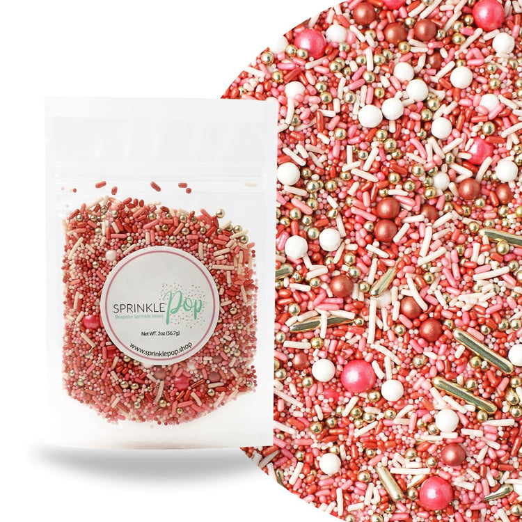 Vintage Rose Gold Sprinkle Mix (2 Ounce)