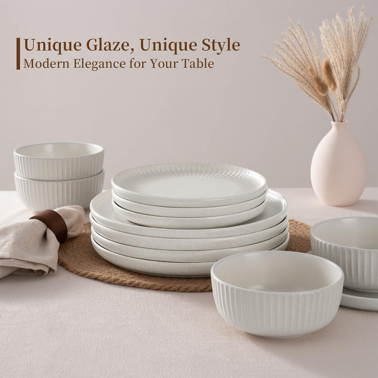 Stoneware Dinnerware Sets for 6 (18 Count)