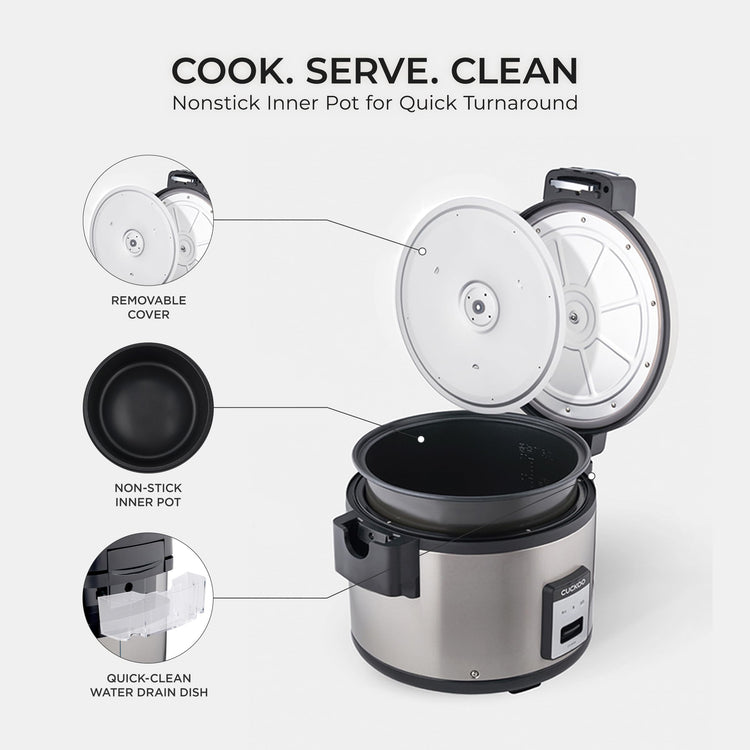 Commercial Rice Cooker and Warmer (30 Count)