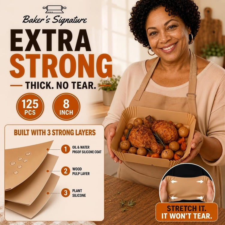 Air Fryer Paper Liners (125 Count)