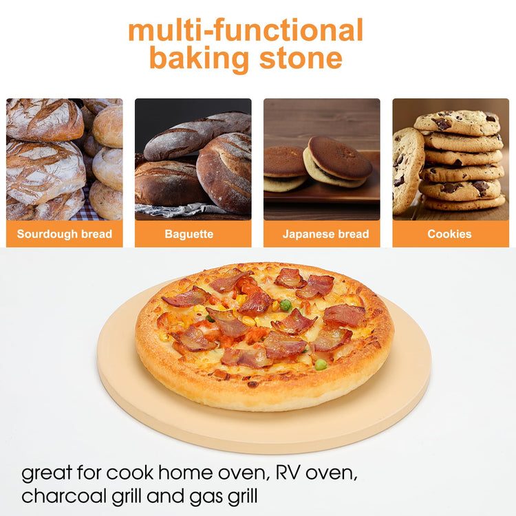 Small 10 inch Round Pizza Stone