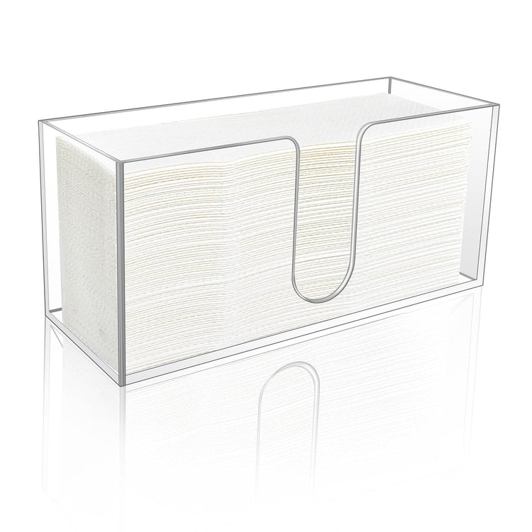 1 Pack Acrylic Paper Towel Holder