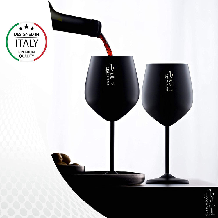 Stainless Steel Wine Glass (2 Count)