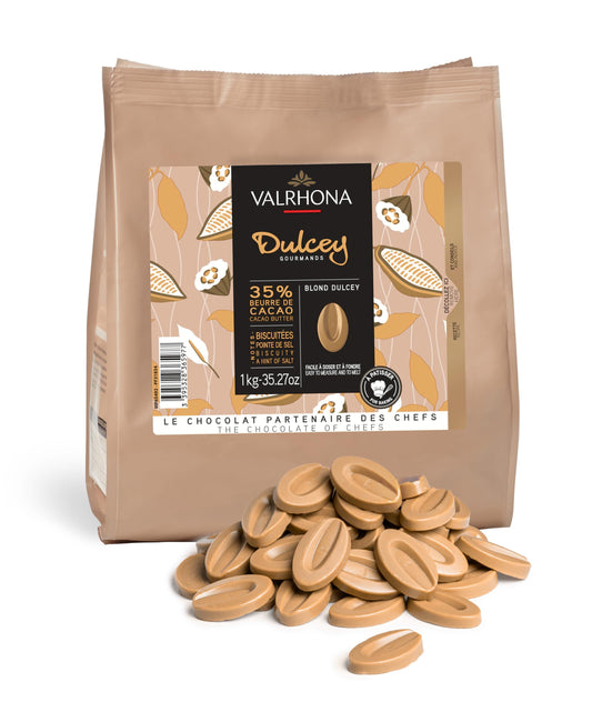 Premium French Baking Blonde Chocolate Discs (35.2 Ounce)