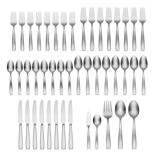 Everdine 45 Piece Everyday Flatware