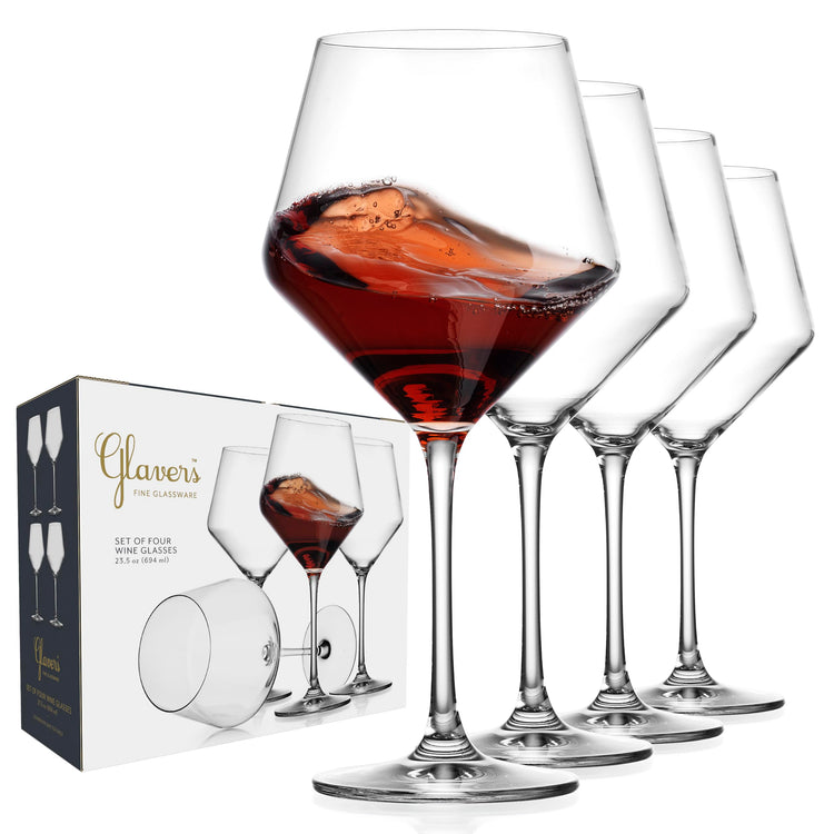 Wine Glasses White Red Wine Large Glasses Set of 4 (4 Count)