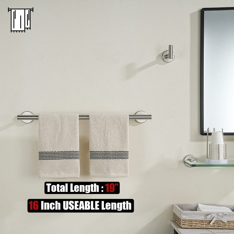 Towel Bar Brushed Steel