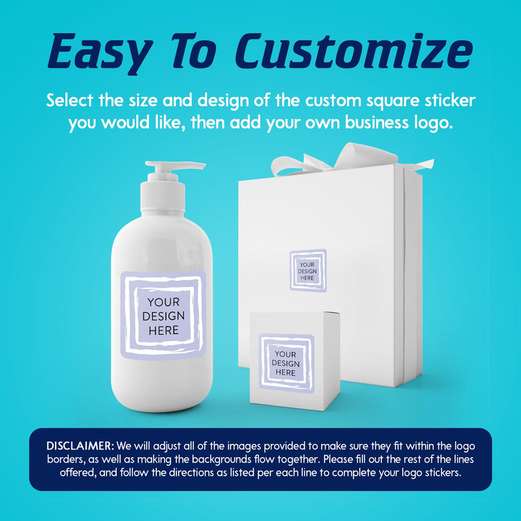 Custom Vinyl Stickers Your Image (100 Count)