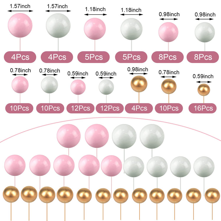 Balls Cake Topper (108 Count)