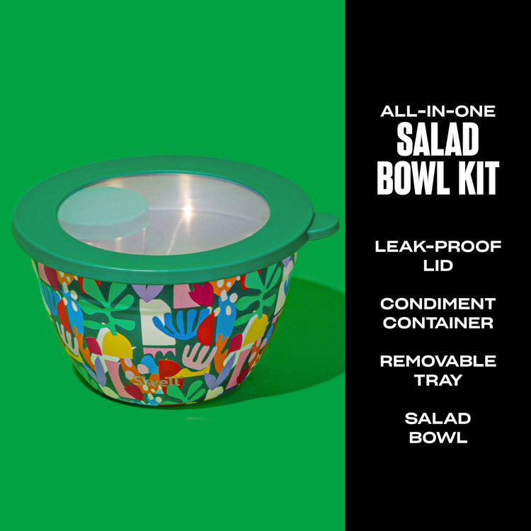 S’well Stainless Steel 64oz Salad Bowl Kit