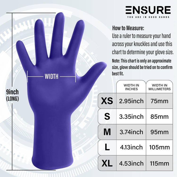 Blue Nitrile Gloves