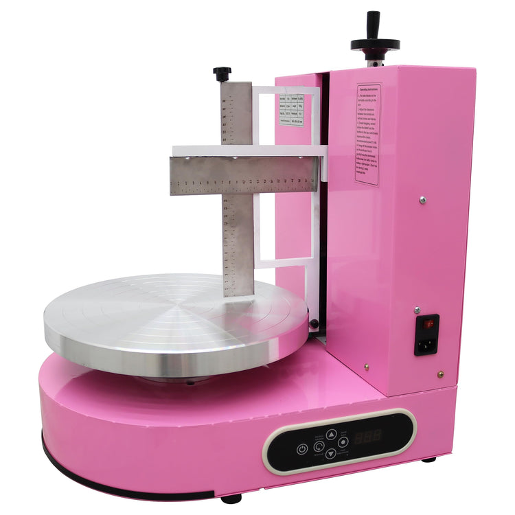 Cake Decorating Coating Machine Cream Spreading Automatic Frosting Turntable with Graduated Scraper 60