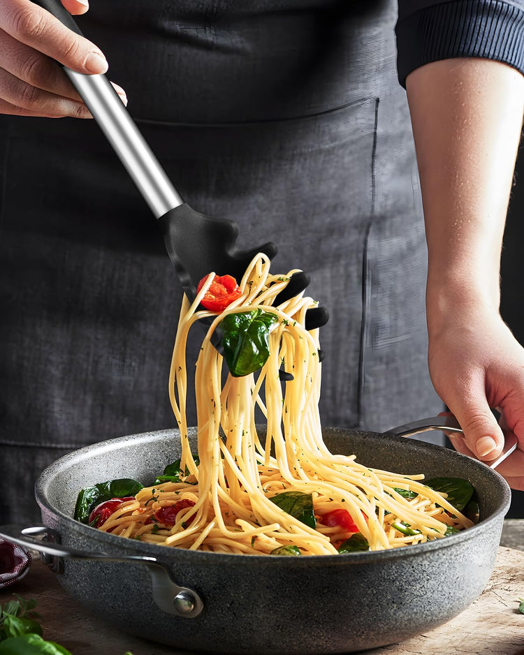 Spaghetti Spoon and Pasta Tong