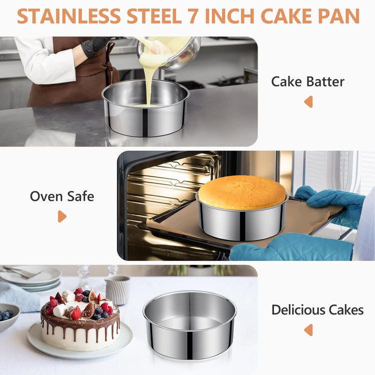 7 Inch Round Cake Pans