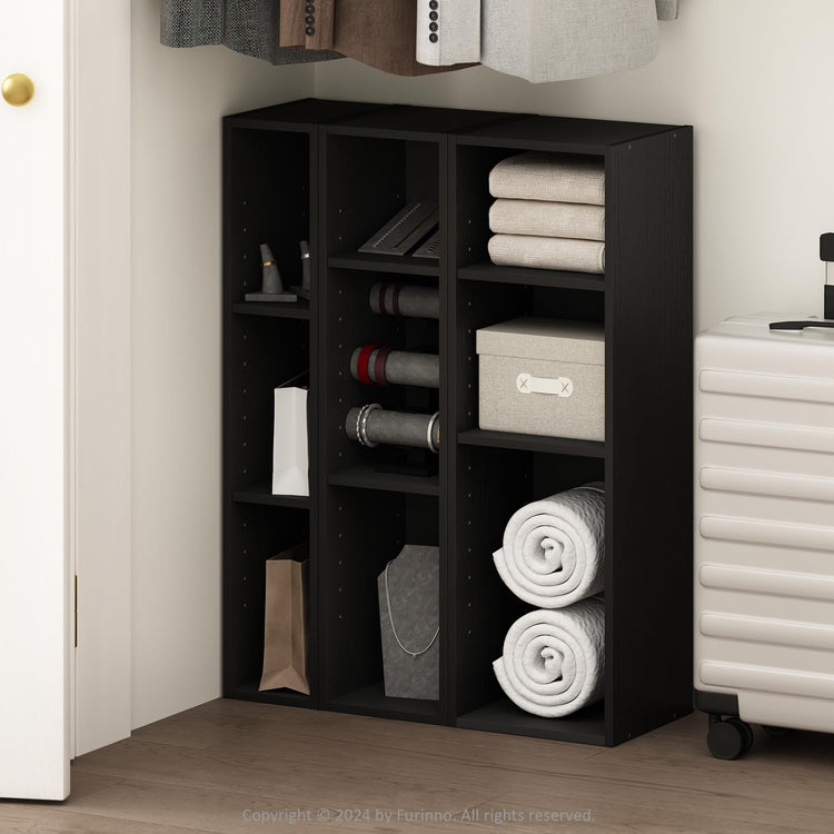 Reed 3 Tier Closet Organizers and Storage