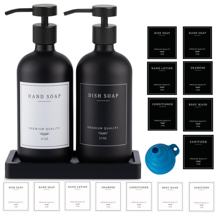 Black Soap Dispenser (2 Count)