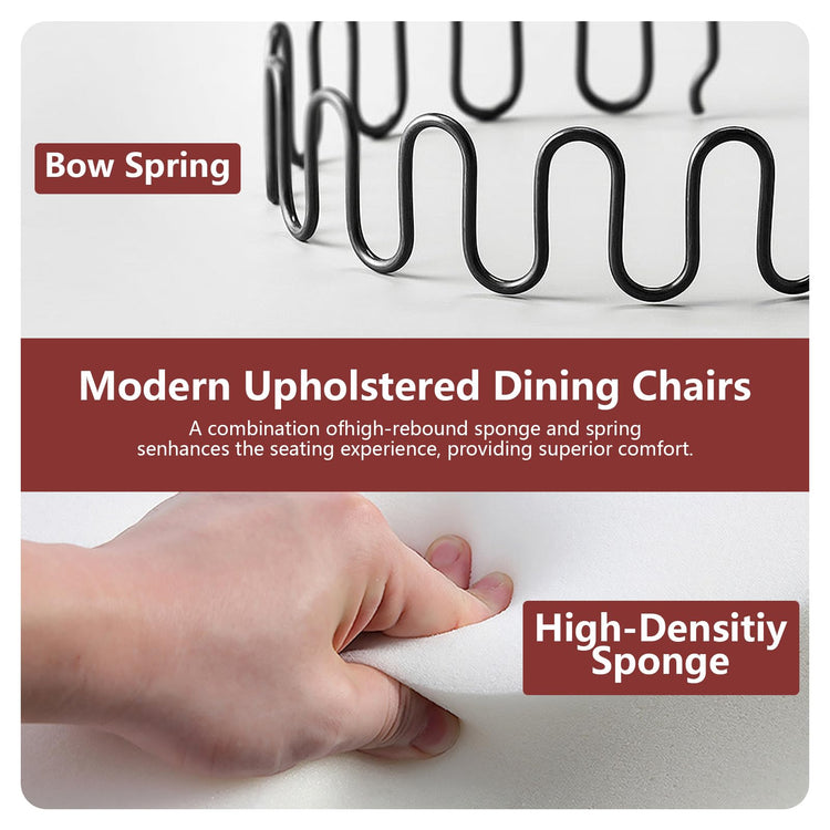 Wine Red Velvet Dining Chairs Set of 4 (4 Count)