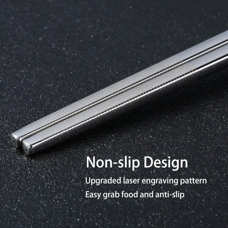 Stainless Steel Chopsticks 2 Pairs