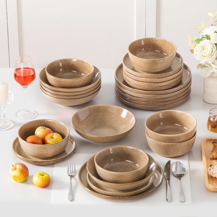 ANYA 24 Pieces Plates and Bowls Set