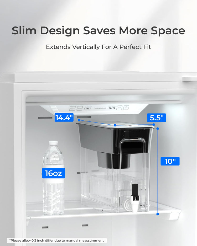 WFD 40L Water Filter Dispenser with 3 Filters