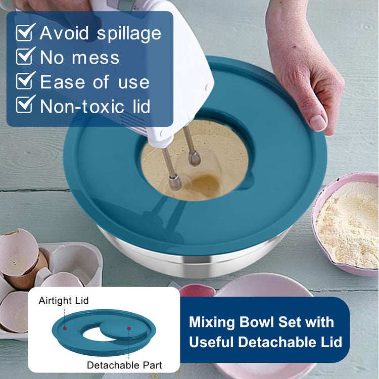 Mixing Bowls with Lids (8 Count)